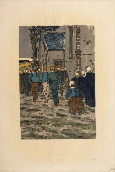 Pardon Sainte-Anne-la-Palud od Henri Rivière