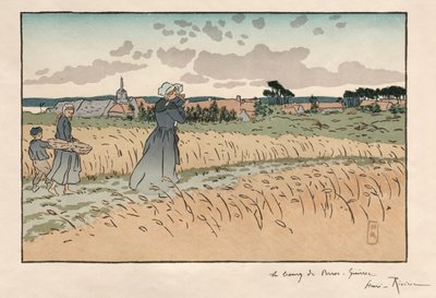 Pařížské krajiny: Čtvrť Perros-Guirec od Henri Rivière