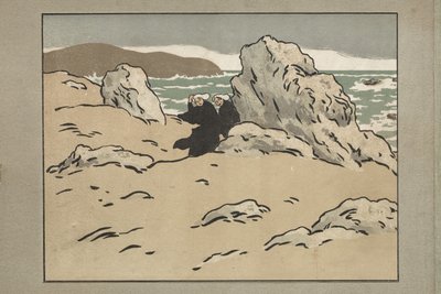 The Wandering Žid: Zadní strana obálky od Henri Rivière