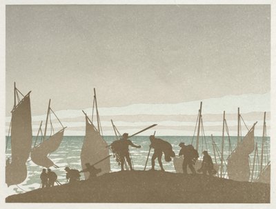 Putující Žid: Rybáři od Henri Rivière
