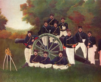 Gunners od Henri Rousseau