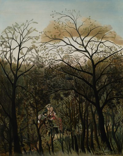 Schůzka v lese od Henri Rousseau