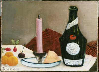 Růžová svíčka od Henri Rousseau