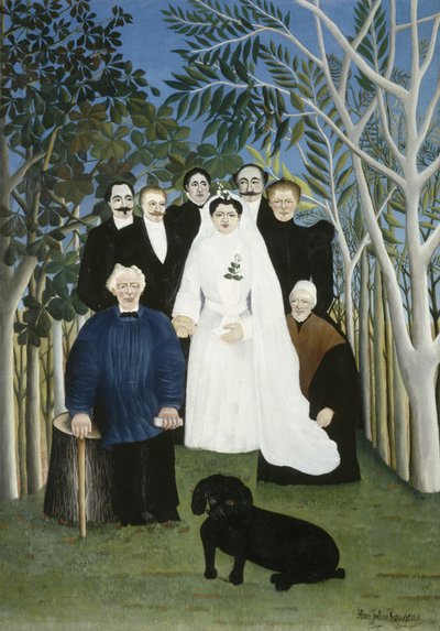 Svatební párty od Henri Rousseau