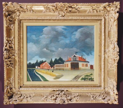 Továrna na židle v Alfortville, kolem roku 1897 od Henri Rousseau