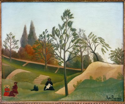 Pohled na opevnění od Henri Rousseau