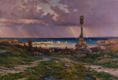 Po bouři v Portrieux od Henri Saintin