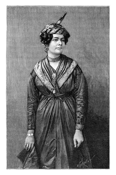 Kreolka z Martiniku, c1890 od Henri Thiriat