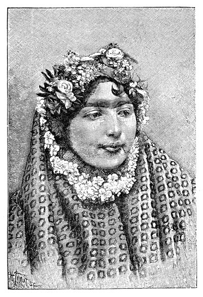 Vznešená perská dáma, 1895. od Henri Thiriat