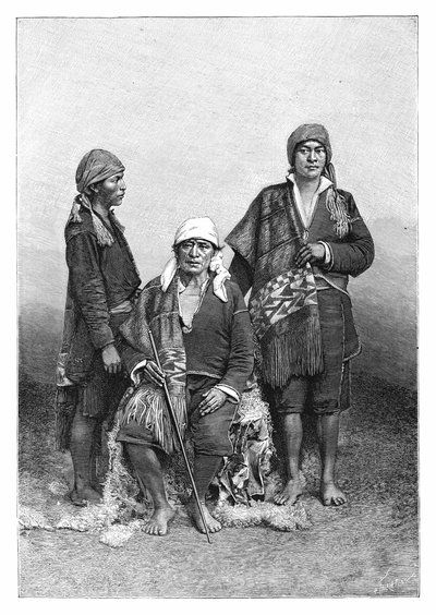 Indiáni z Tecpan, Guatemala, c1890. od Henri Thiriat
