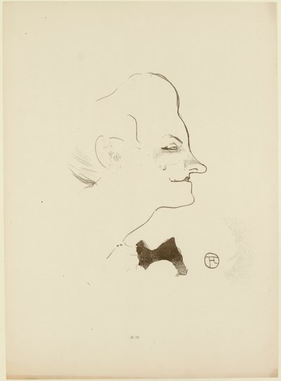 Yvette Guilbert, 1893. od Henri Toulouse Lautrec de
