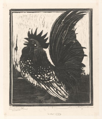 Krielhaantje (původní název na objektu) od Henri Verstijnen (signed by artist)