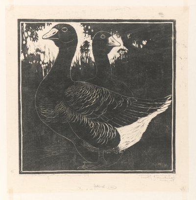 Toulouse ganzen (původní název na objektu) od Henri Verstijnen (signed by artist)