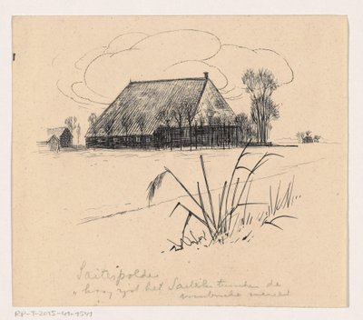 Stodola v Saiterpolderu od Henri Verstijnen