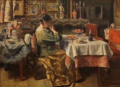 The Meal (olej na plátně) od Henri de Braekeleer