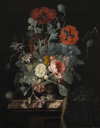 Květinové zátiší, 1665 od Henri de Fromantiou