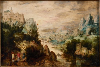 Krajina s cestou do Emauz, kolem roku 1540. od Henri de Herri met de Bles