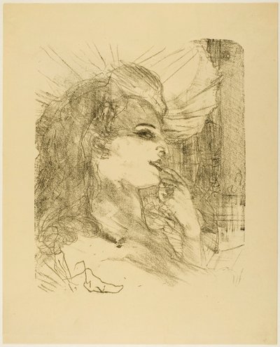 Anna Held, z Treize Lithographies od Henri de Toulouse-Lautrec