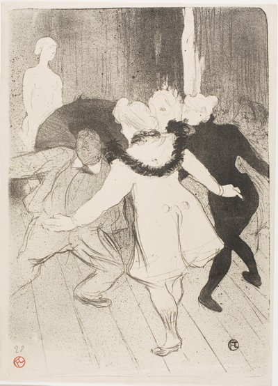 U Folies-Bergere: Skromnost monsieur Prudhomme od Henri de Toulouse-Lautrec