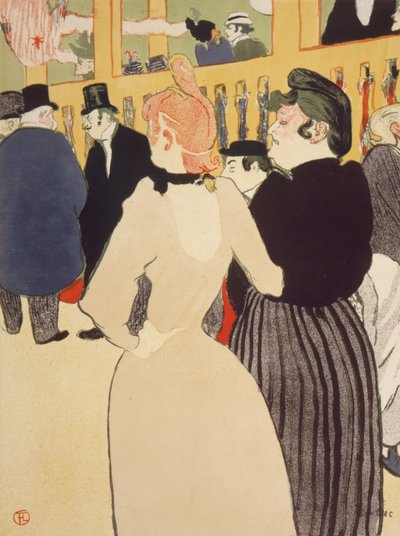 V Moulin Rouge od Henri de Toulouse Lautrec