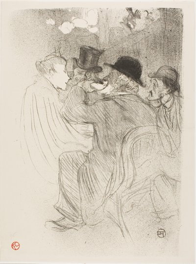 V Moulin Rouge: Hrubý! Skutečně hrubý! od Henri de Toulouse-Lautrec