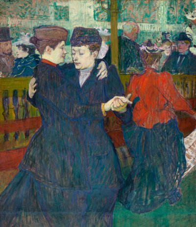 V Moulin Rouge Dvě ženy valčík od Henri de Toulouse Lautrec