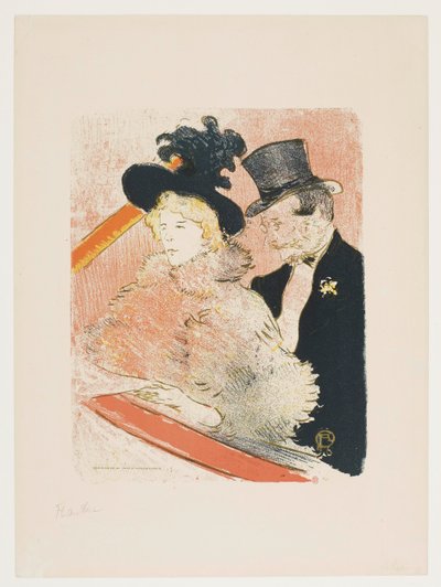 Na koncertě od Henri de Toulouse-Lautrec