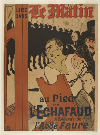 U paty lešení od Henri de Toulouse-Lautrec