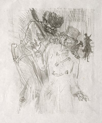 Na úpatí Sinaje: Zatčení Schlomé Fusse od Henri de Toulouse-Lautrec