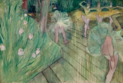 Baletní scéna od Henri de Toulouse Lautrec