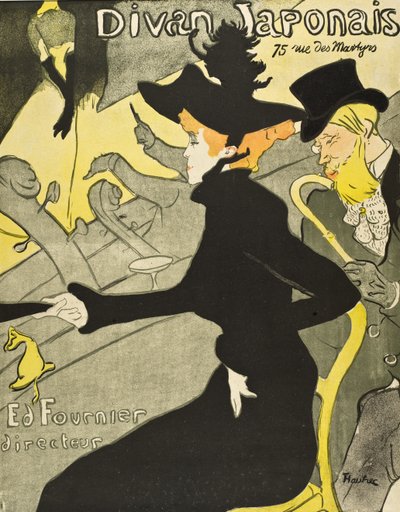 Divan Japonais od Henri de Toulouse-Lautrec