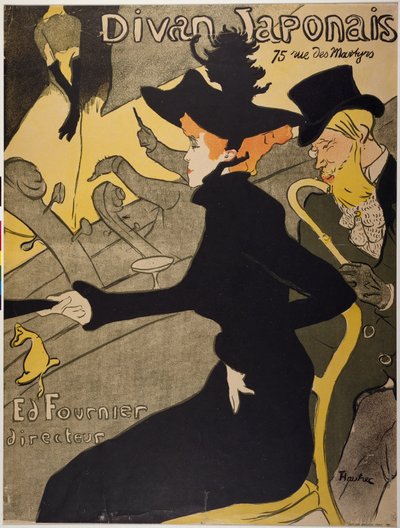 Divan Japonais od Henri de Toulouse-Lautrec