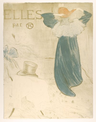 Elles (obálka portfolia) od Henri de Toulouse-Lautrec