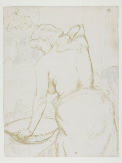 Ony: Žena, která se myje od Henri de Toulouse-Lautrec