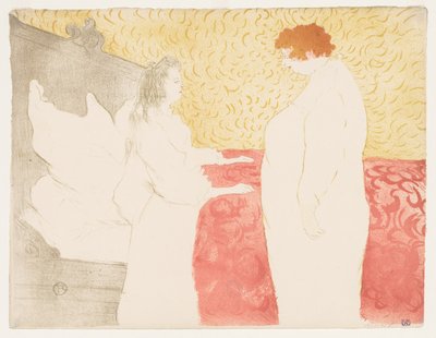 Elles: Žena v posteli od Henri de Toulouse-Lautrec