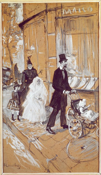 Den prvního přijímání od Henri de Toulouse Lautrec