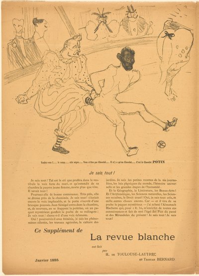 Footit a Chocolat [levé recto] od Henri de Toulouse-Lautrec
