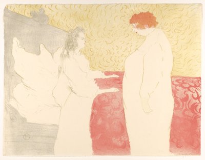 Vstávání, z "Elles" od Henri de Toulouse-Lautrec