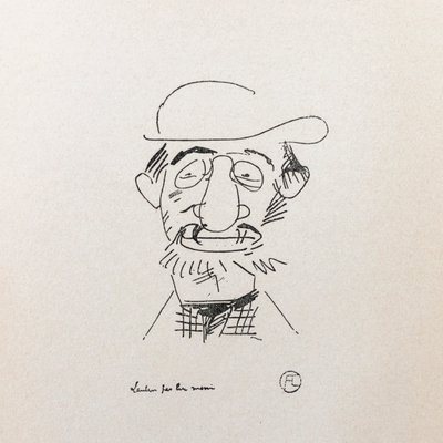 Henri Toulouse-Lautrec. Selbstporträt. von Henri de Toulouse Lautrec