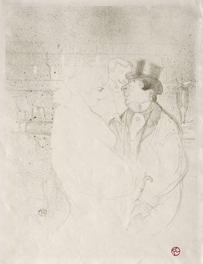 Ida Heath u baru od Henri de Toulouse-Lautrec