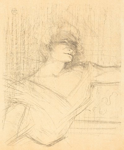 V "La glu" (In "La glu") od Henri de Toulouse-Lautrec