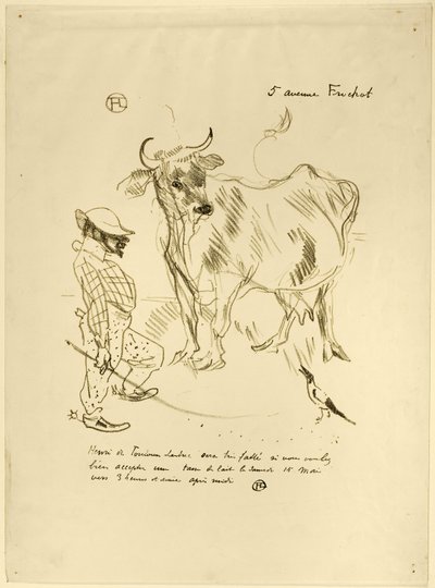 Pozvánka na sklenku mléka od Henri de Toulouse-Lautrec