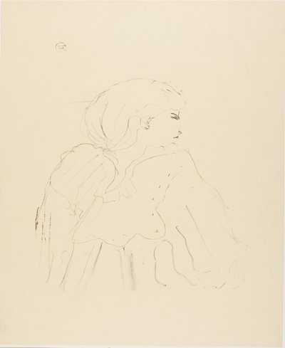 Jane Hading, z Třináct litografií od Henri de Toulouse-Lautrec