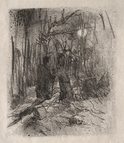 Hřbitov v Busku od Henri de Toulouse-Lautrec