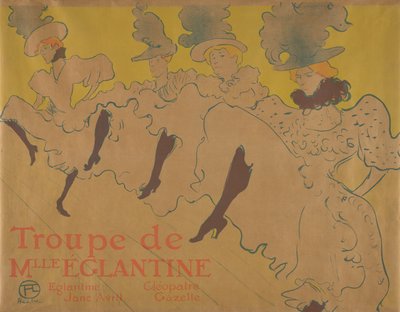 Soubor slečny Églantine od Henri de Toulouse-Lautrec