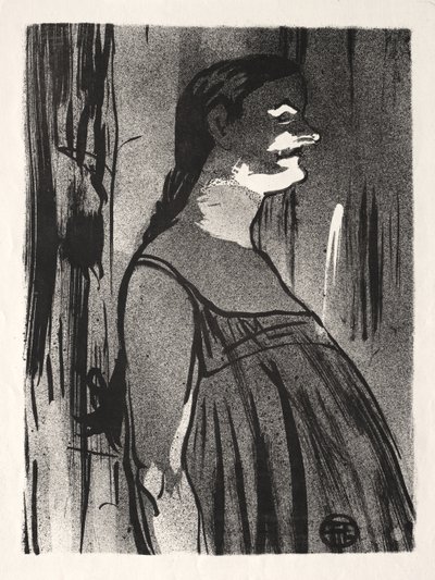 Kavárenský koncert: paní Abdala od Henri de Toulouse-Lautrec