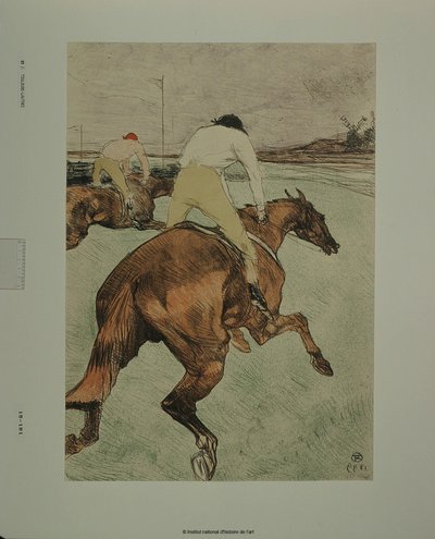 Žokej [zkušební otisk b] od Henri de Toulouse-Lautrec
