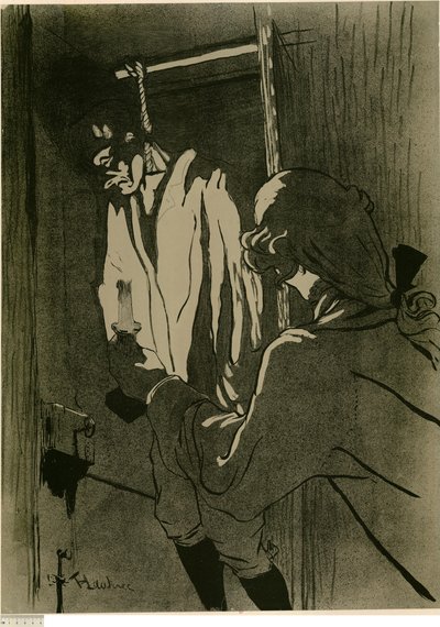 [Obesenec (1. obrázek)] od Henri de Toulouse-Lautrec