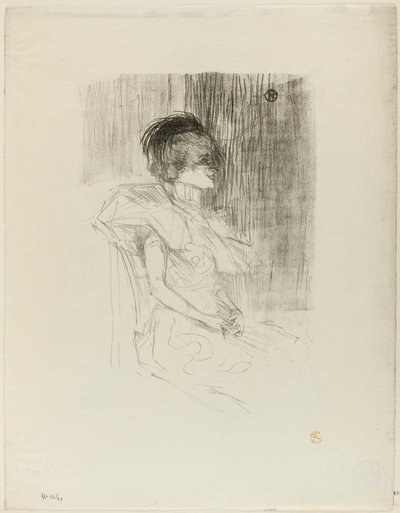Věřitel sedí od Henri de Toulouse-Lautrec