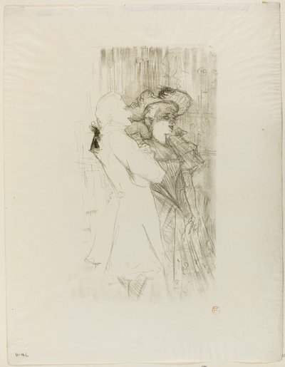 Lender a Auguez v La Chanson de Fortunio od Henri de Toulouse-Lautrec